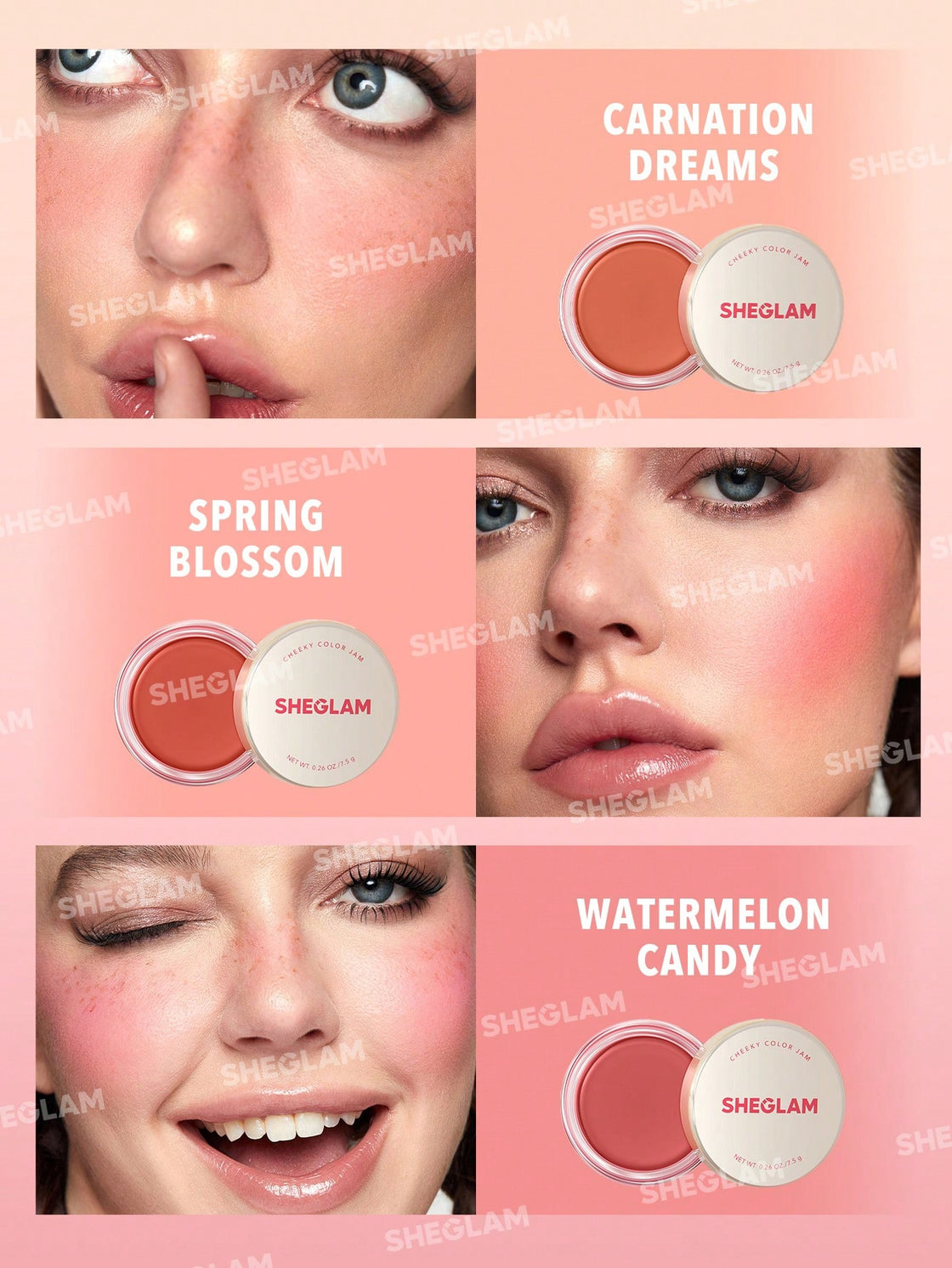 Sheglam Cheeky color jam Set