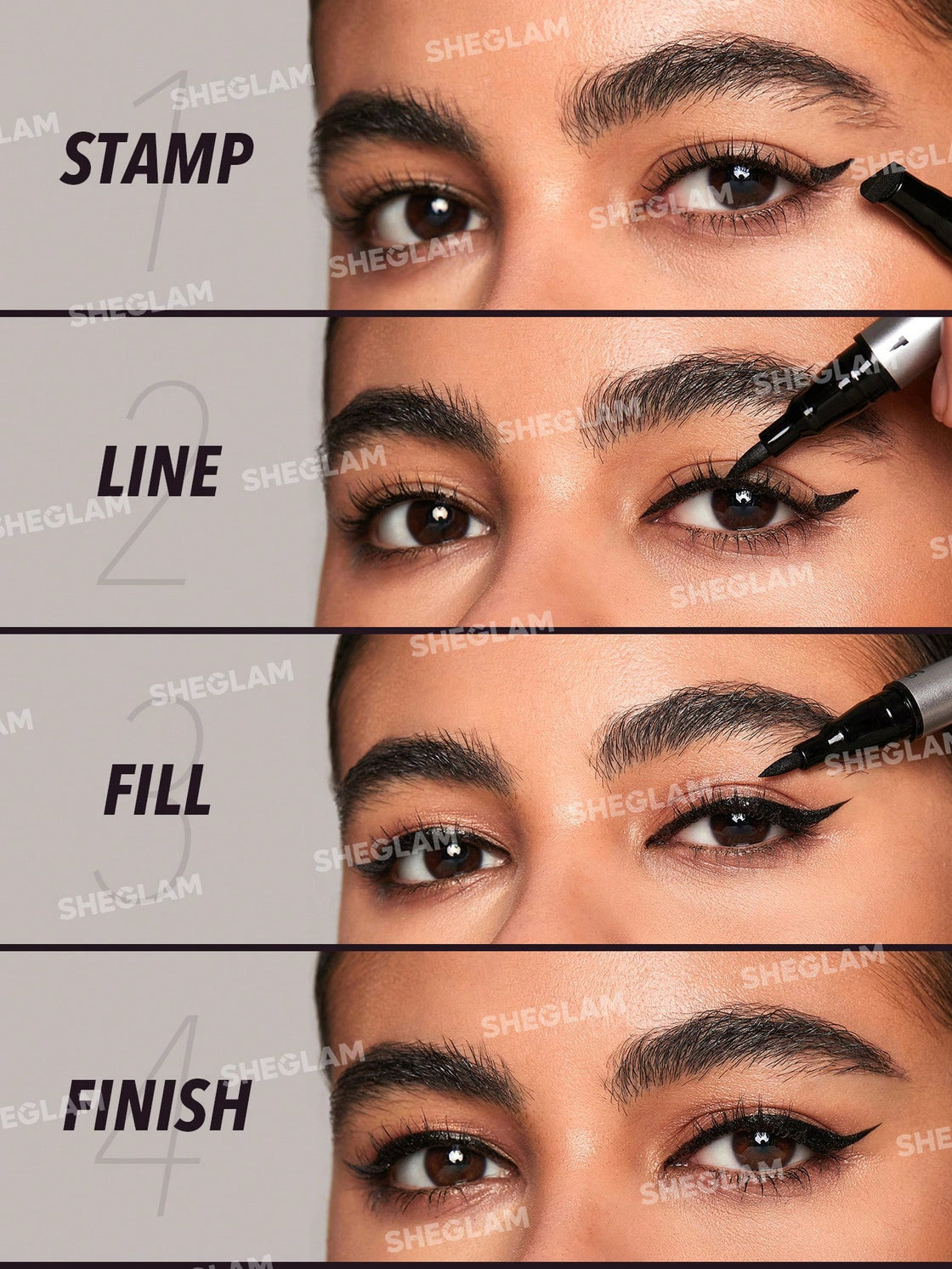 Sheglam Wing It Waterproof Liner Duo - Black