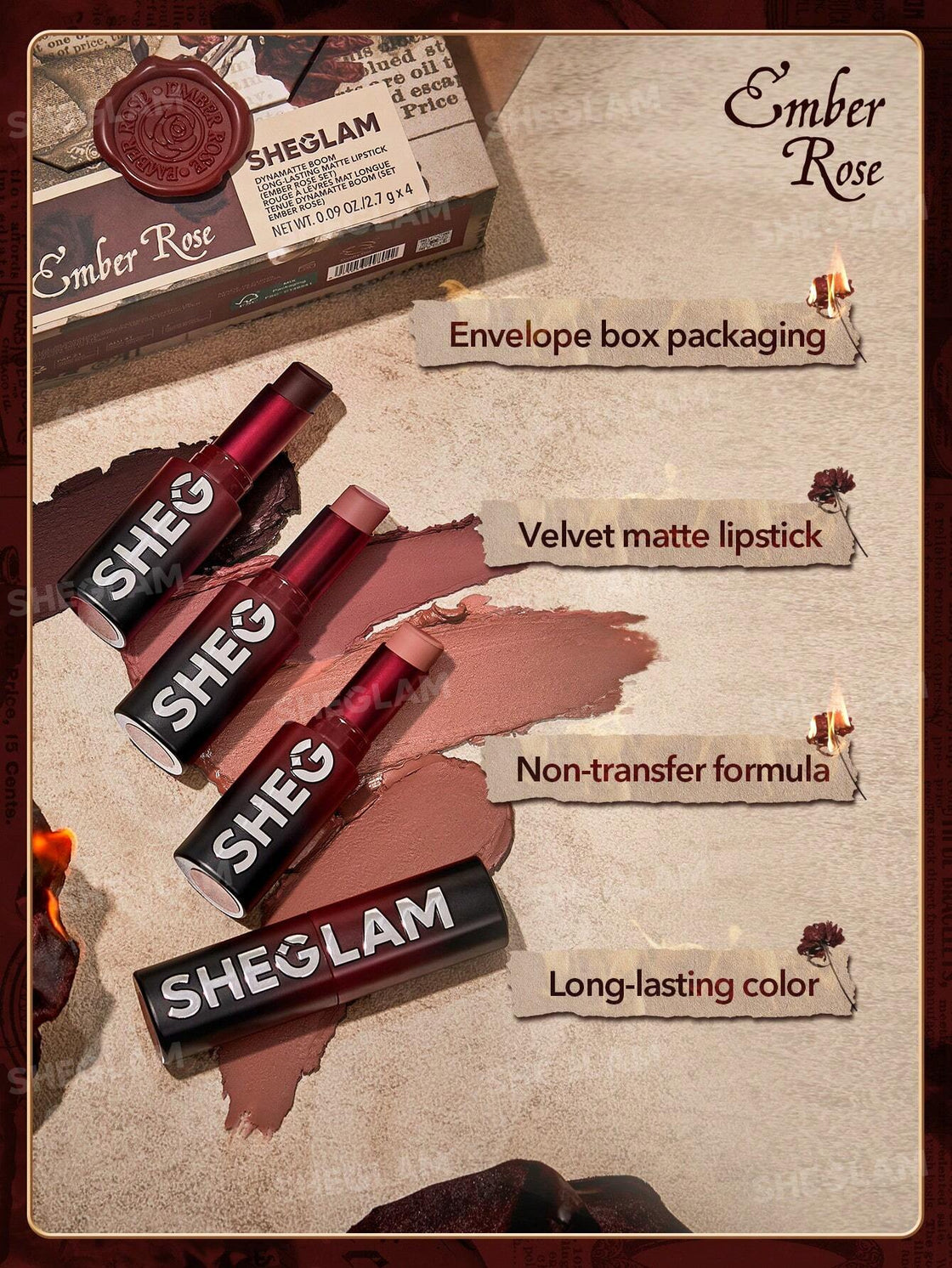 SHEGLAM Ember Rose Collection