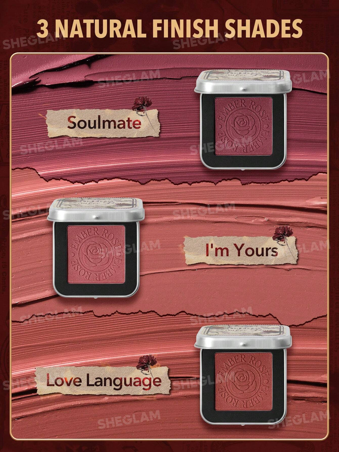 SHEGLAM Ember Rose Eternal Flame Cream Blush 3.5g