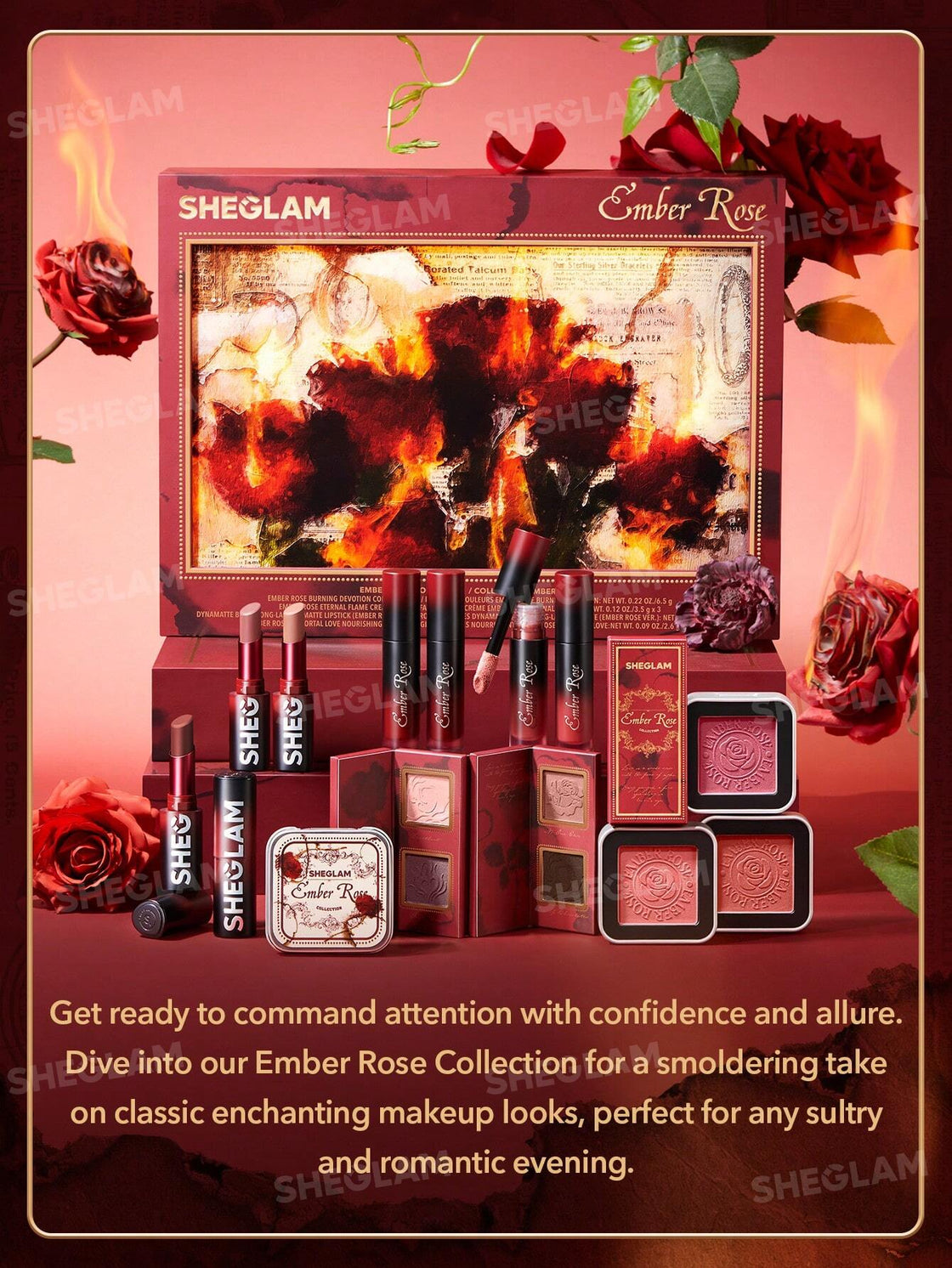 SHEGLAM Ember Rose Collection