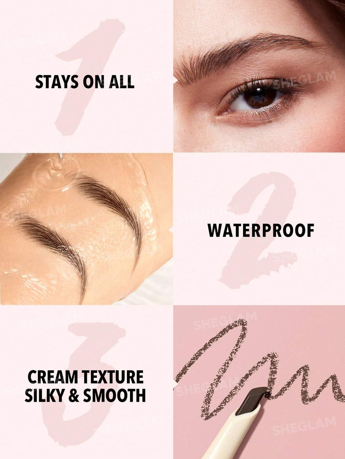 Sheglam Better Brows Long-Lasting Eyebrow Pencil-Chocolate 0.15g