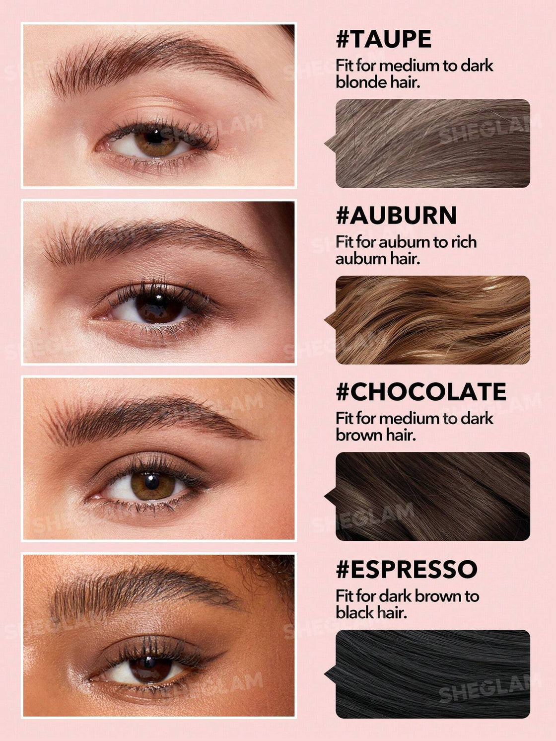 Sheglam Better Brows Long-Lasting Eyebrow Pencil-Chocolate 0.15g