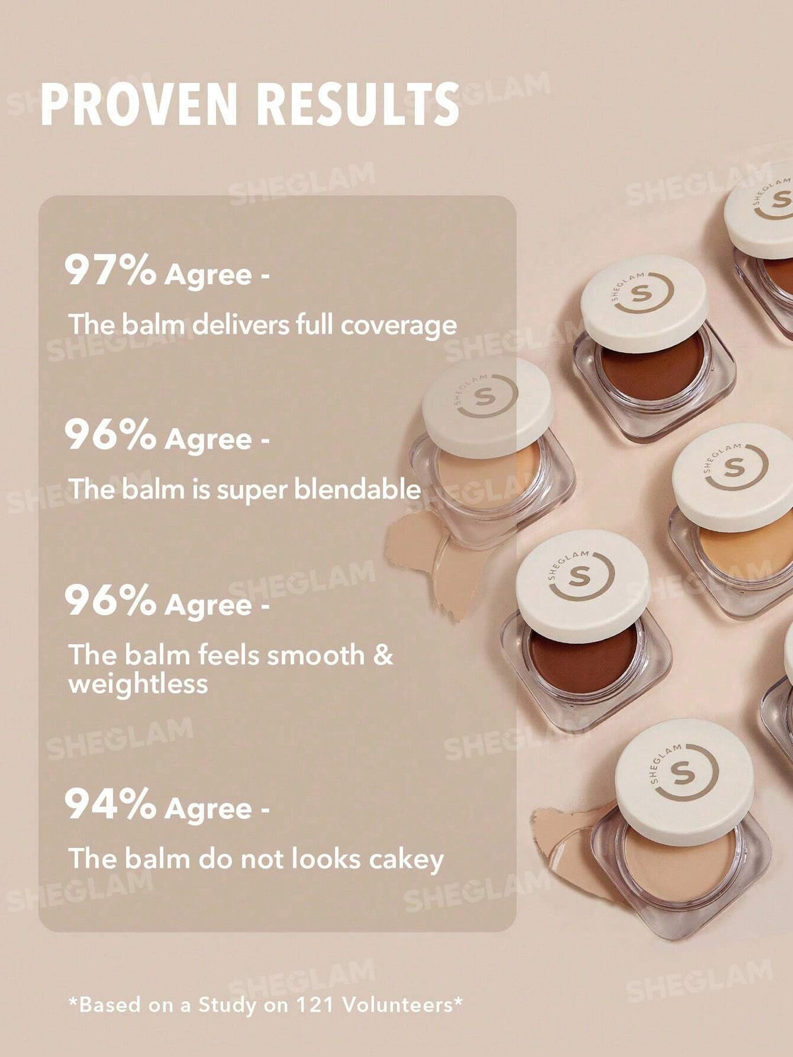 Sheglam Skinfluence Full Coverage Foundation Balm - Shell