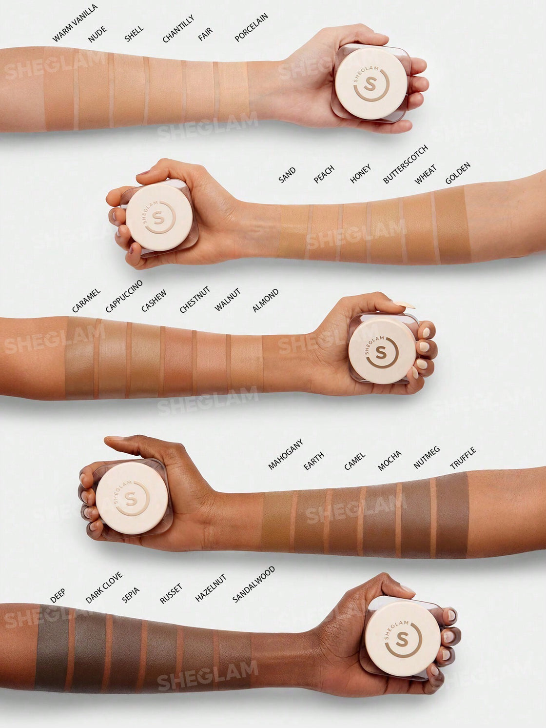 Sheglam Skinfluence Full Coverage Foundation Balm - Shell