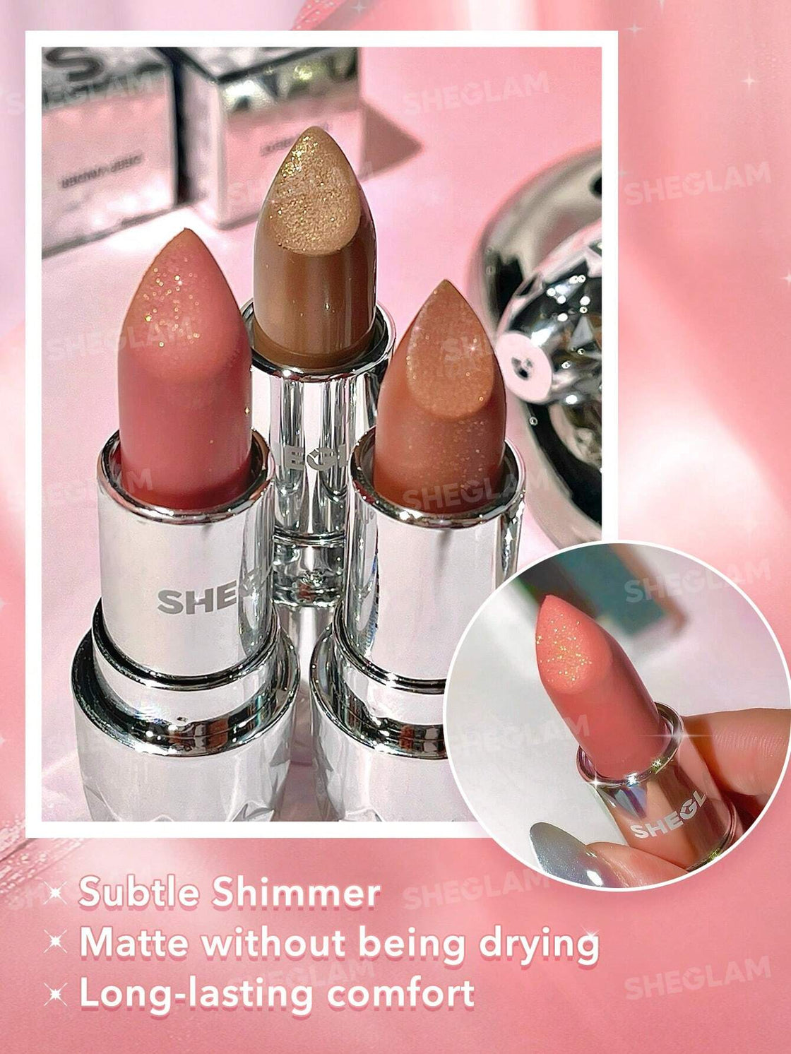 sheglam starlight velvet lipstick