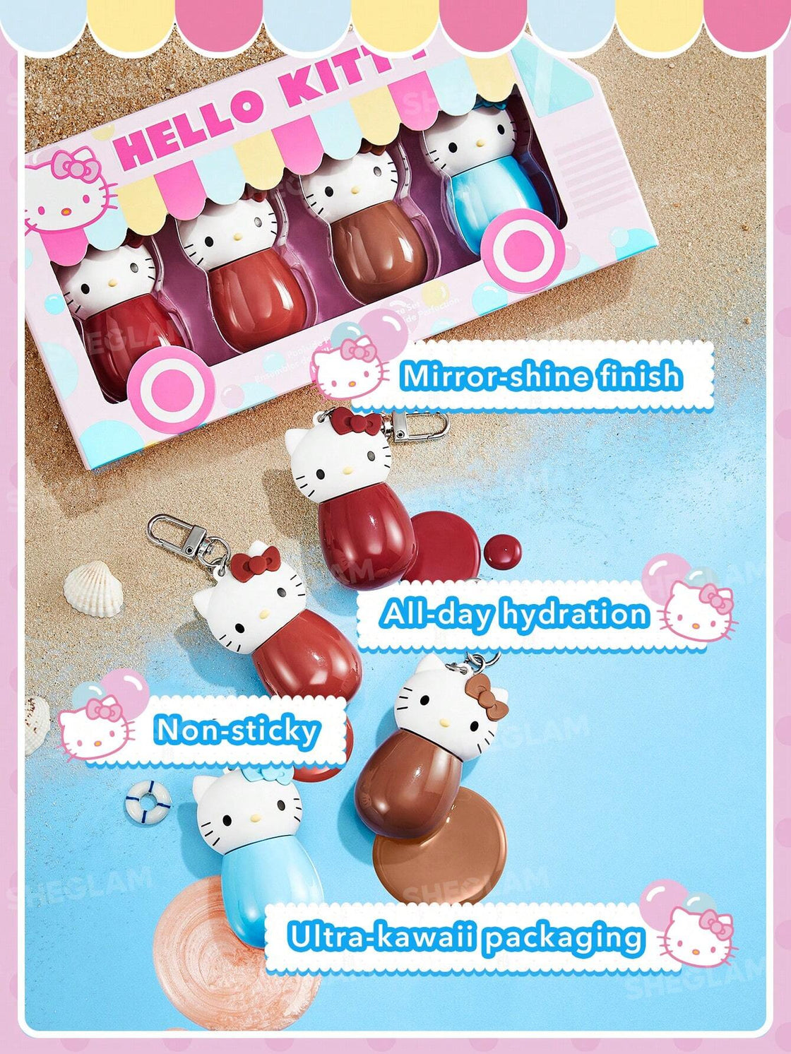 Sheglam Hello Kitty Lip Set