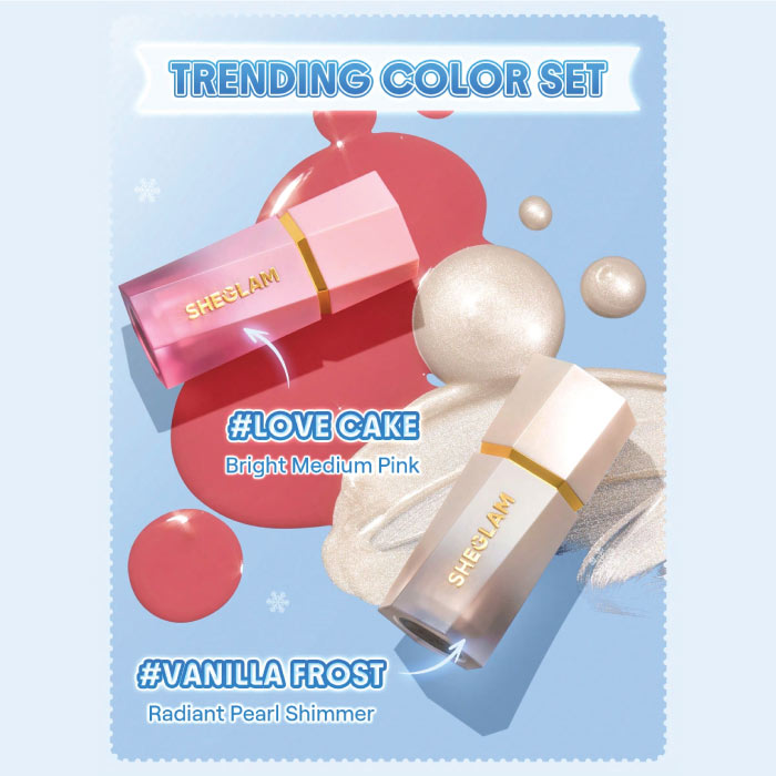 SHEGLAM Festive Glow Set-Love Cake and Frost