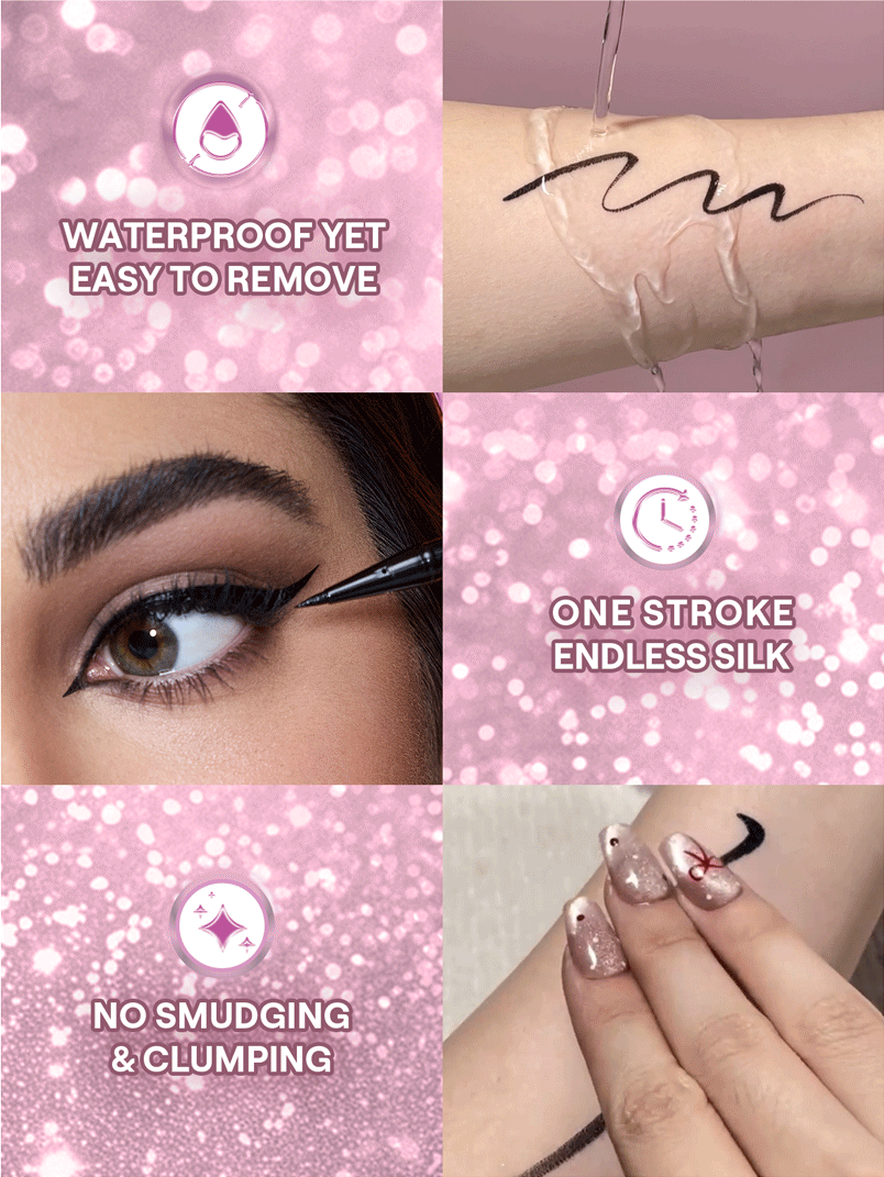 Sheglam Rosé Line and Define Waterproof Liquid Eyeliner-Black