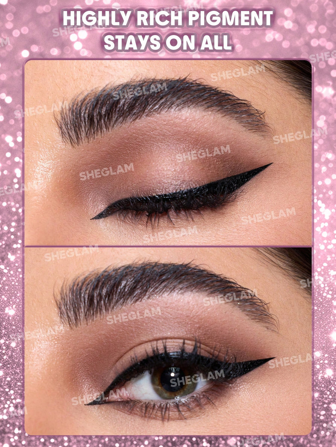 Sheglam Rosé Line and Define Waterproof Liquid Eyeliner-Black