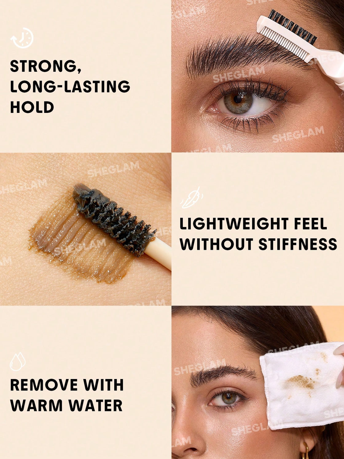 Sheglam Save It Laminating Brow Gel-Clear 8g