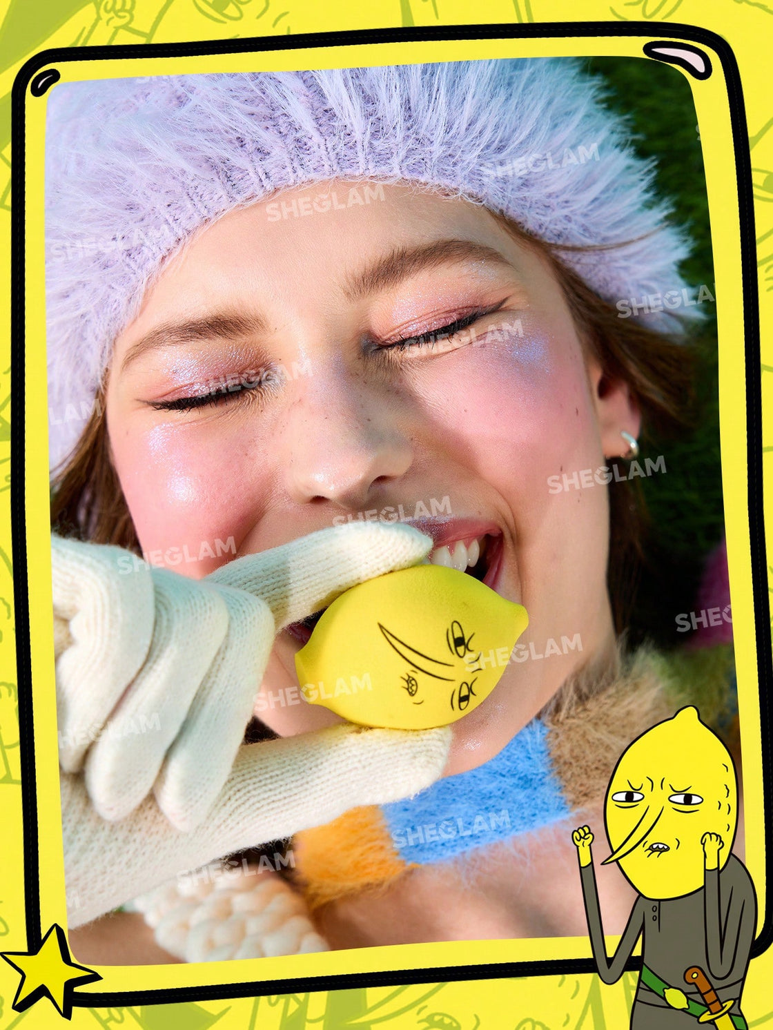 SHEGLAM adventure time lemongrab sponge lemongrab