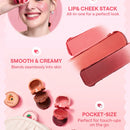 SHEGLAM strawberry whirl cheek and lip Cream stack 3.96g
