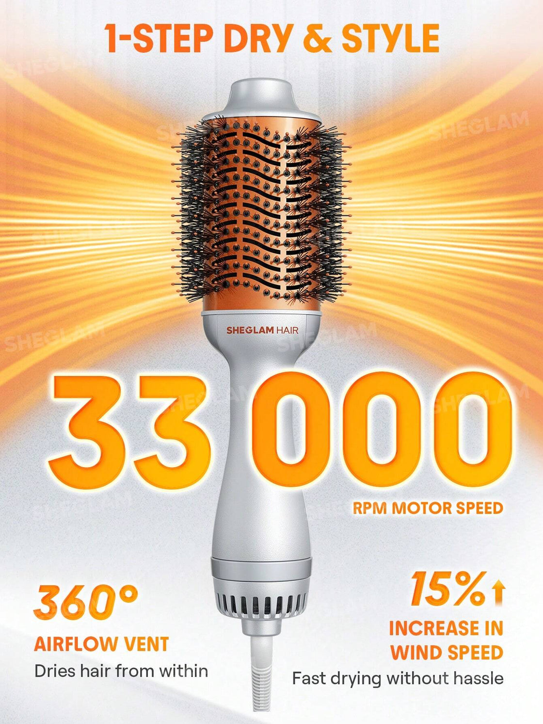 SHEGLAM Blowout Bliss Volumizing Hot Air Brush-72mm
