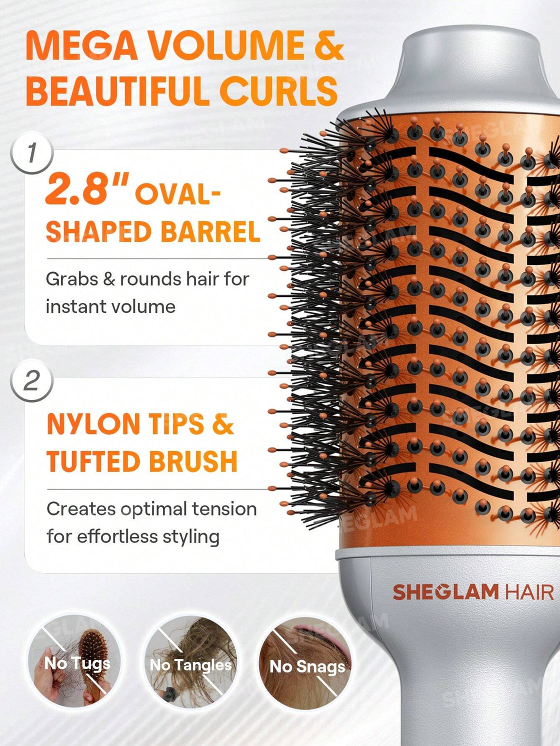 SHEGLAM Blowout Bliss Volumizing Hot Air Brush-72mm