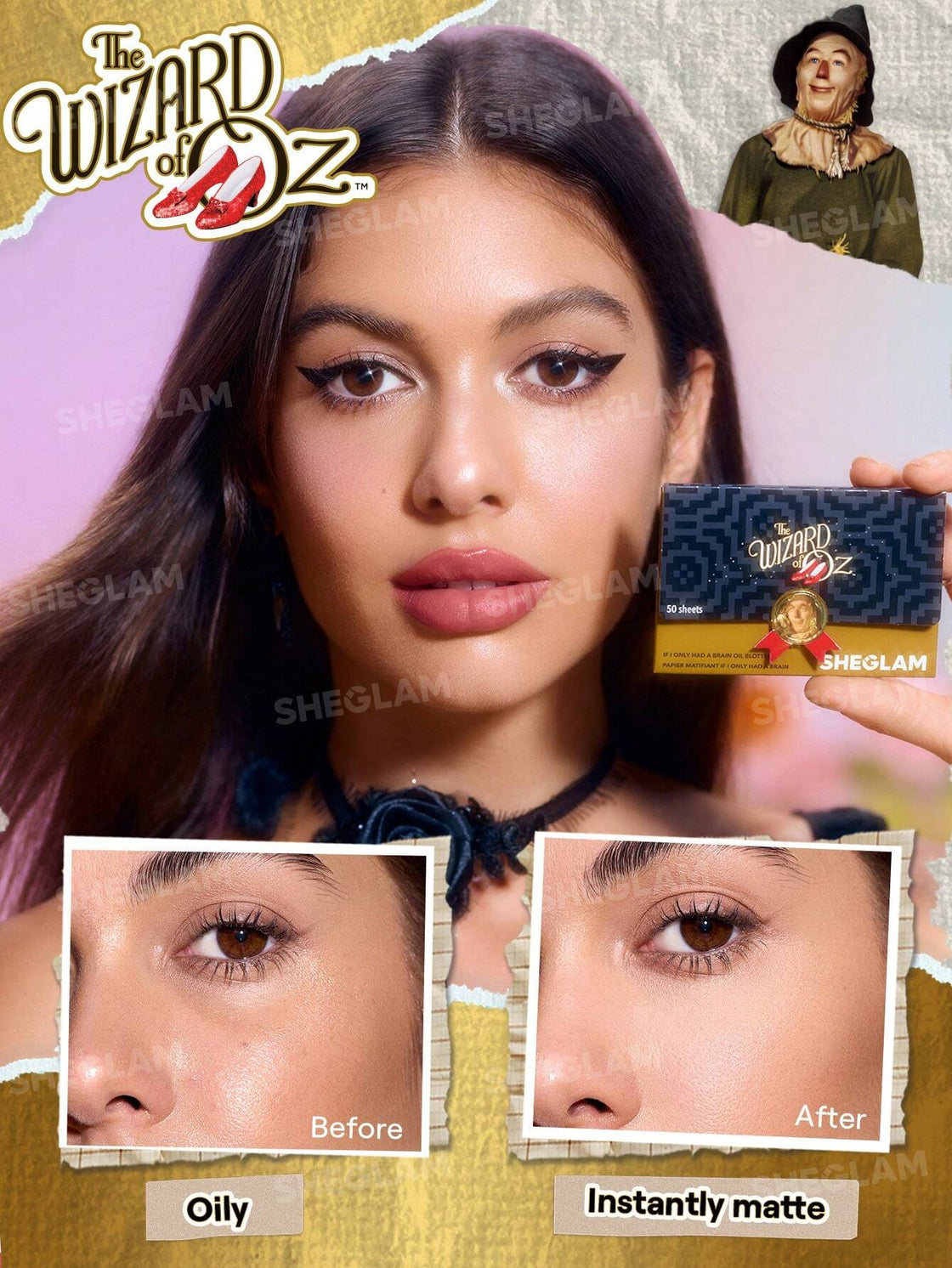 Sheglam If I only Had a brain oil Blotters-50 sheets