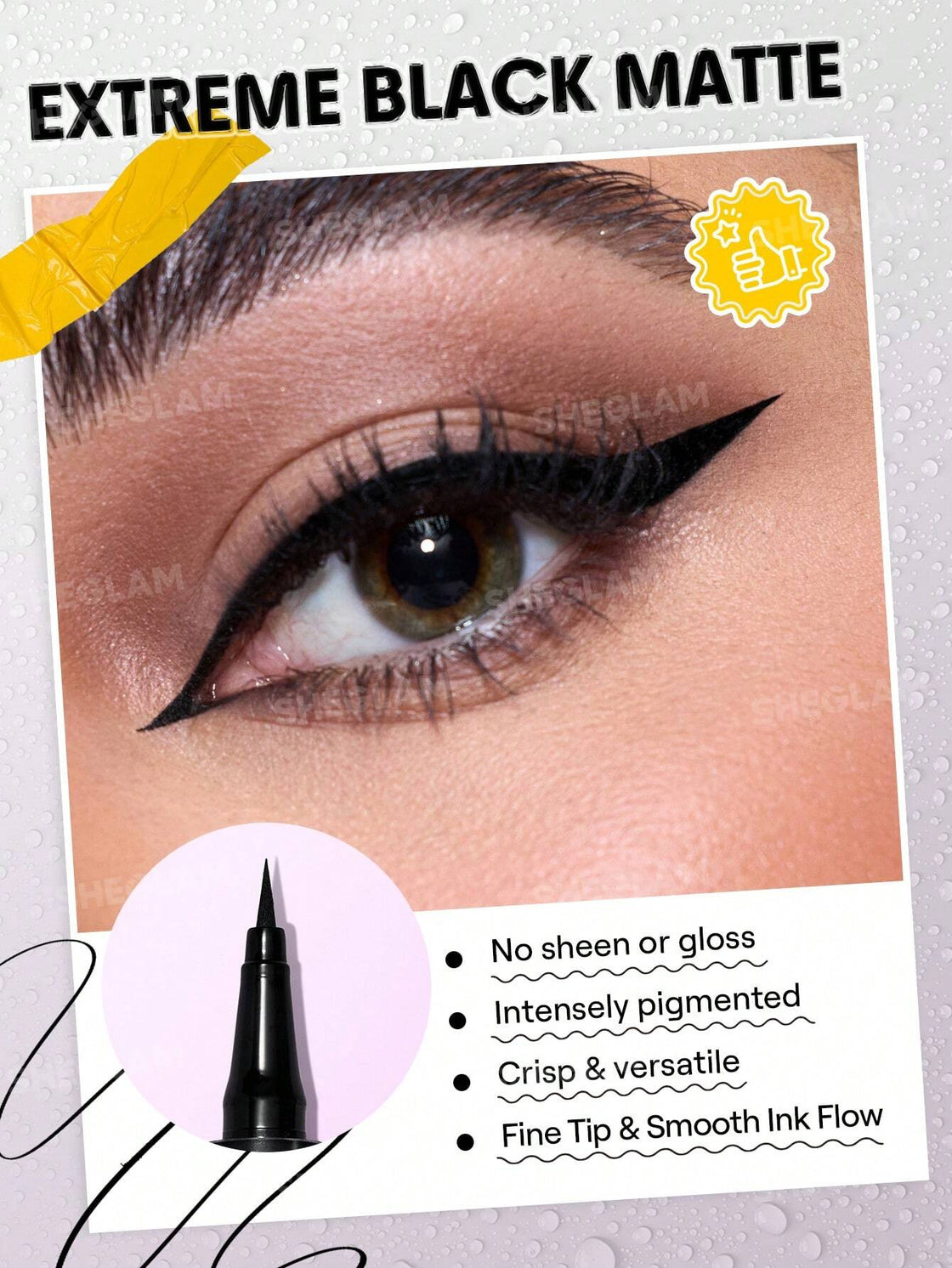 Sheglam Oh So Rich Matte Eyeliner black 0.8g