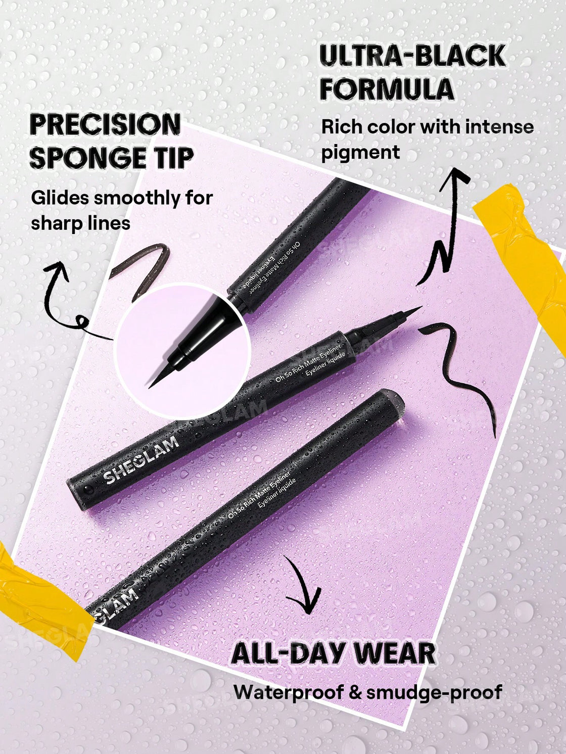 Sheglam Oh So Rich Matte Eyeliner black 0.8g