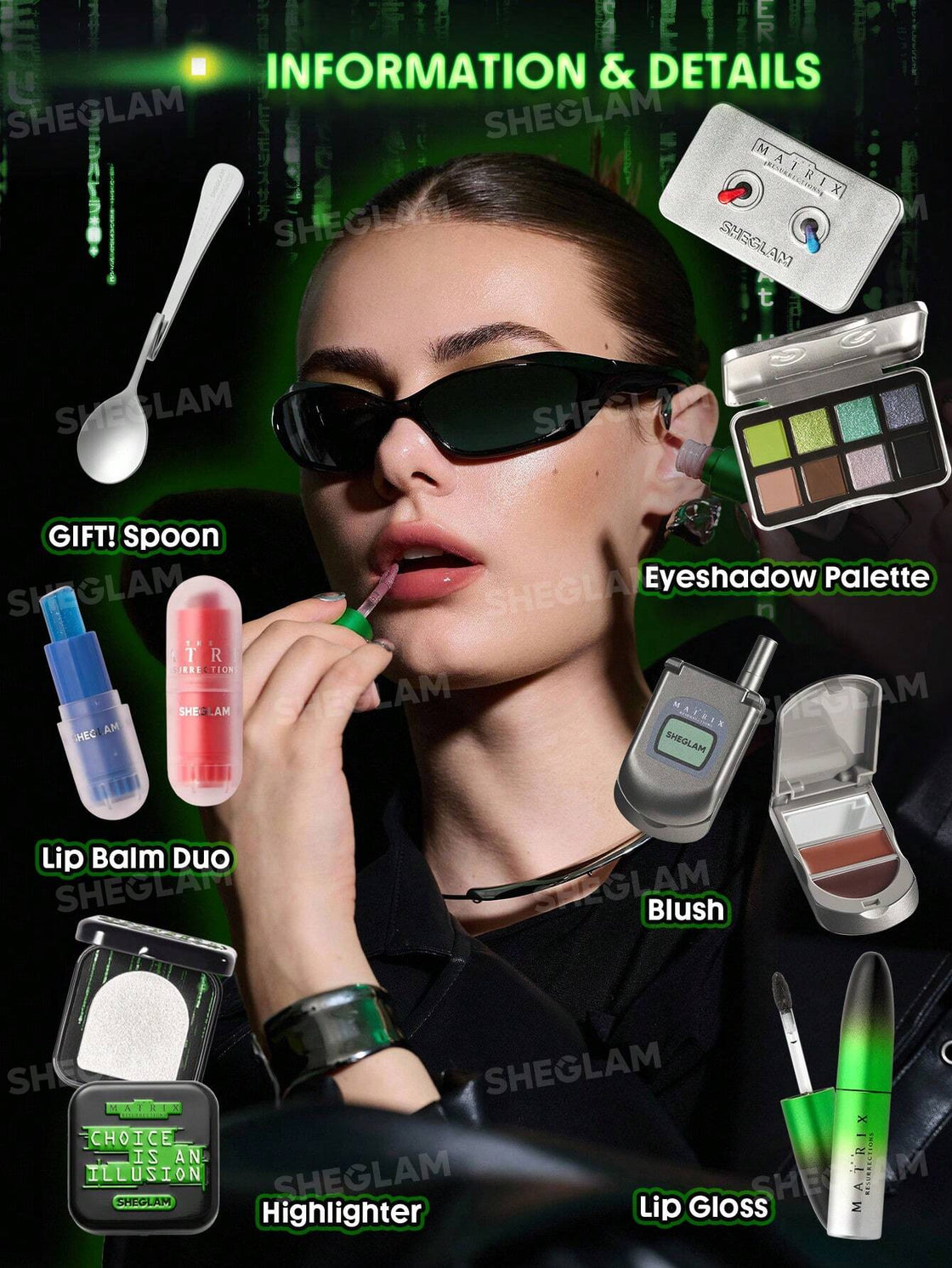 Sheglam The Matrix Resurrections Makeup Collection Set