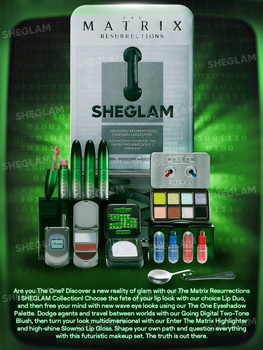 Sheglam The Matrix Resurrections Makeup Collection Set