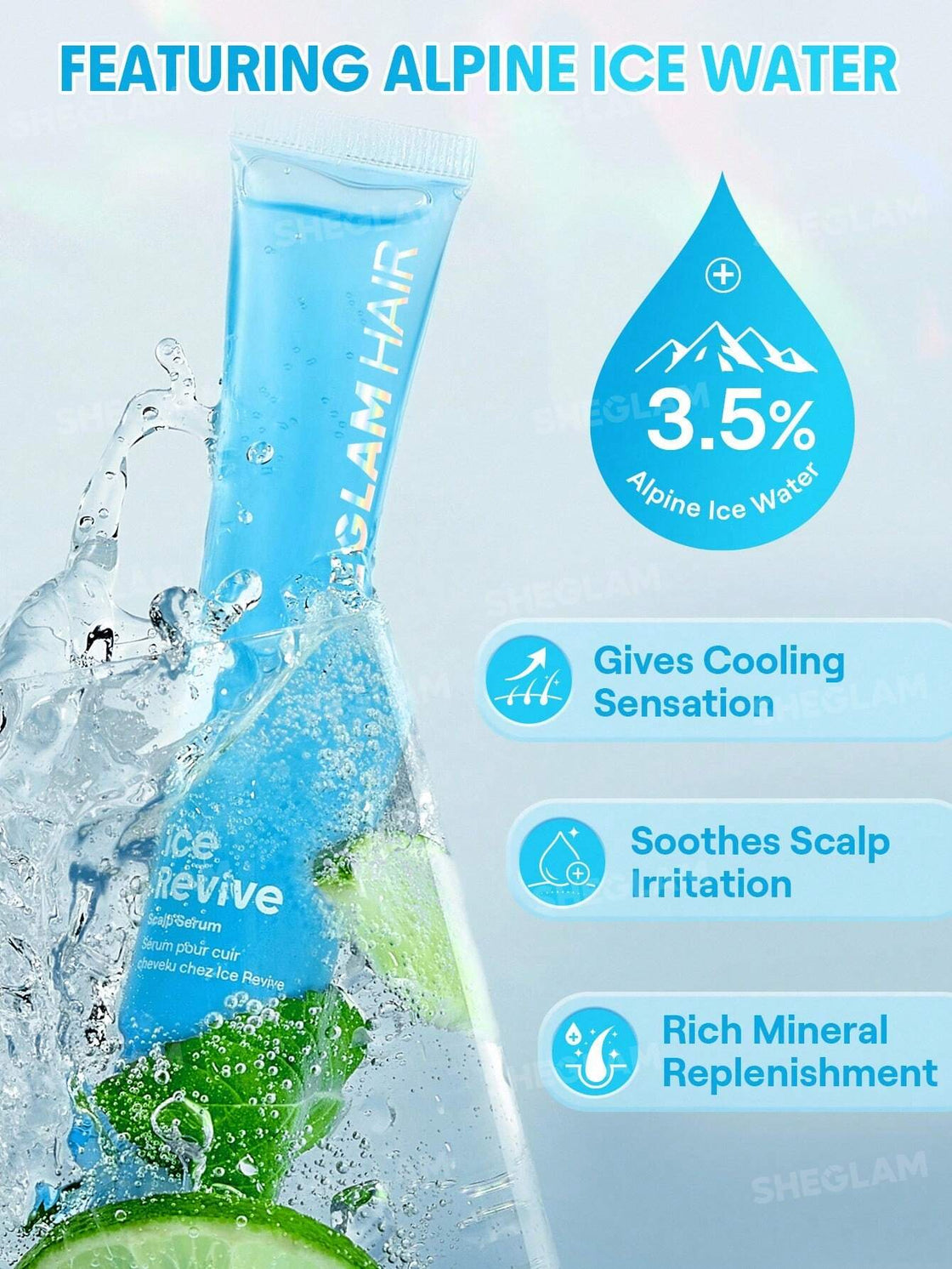 Sheglam Hair Ice Revive Scalp Serum -Falling into citrus sun-15ml