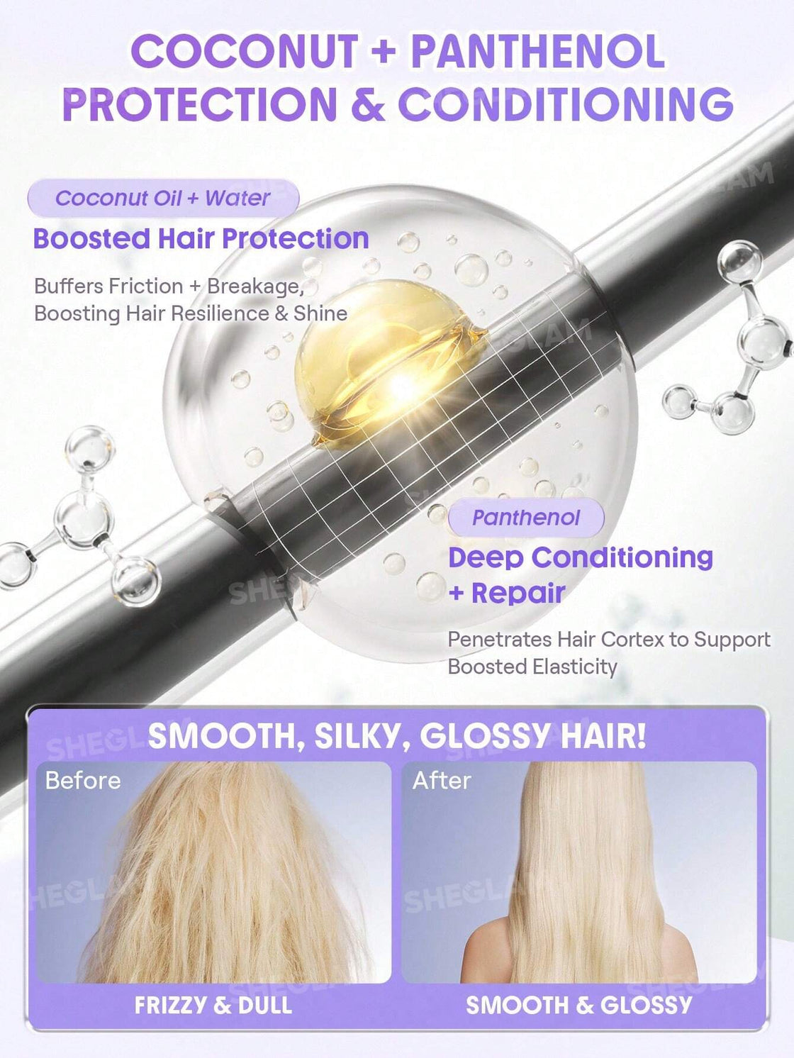 sheglam hair on the glow silky hair perfume 50ml