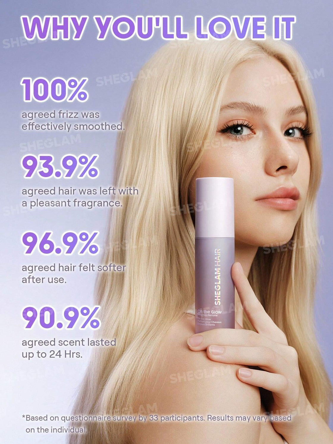sheglam hair on the glow silky hair perfume 50ml