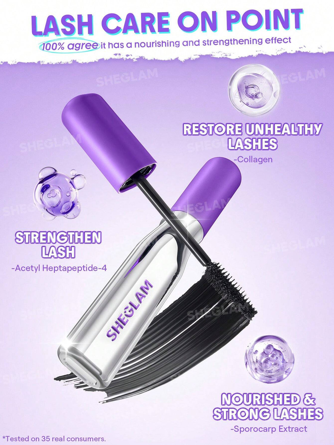 SHEGLAM Lashlighter Mega Boost Mascara black - 8ml
