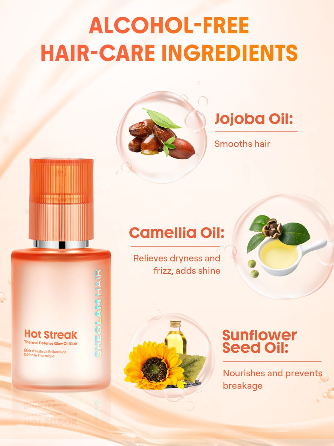 SHEGLAM Hot Streak Thermal Defense Glow Oil Elixir 50ml