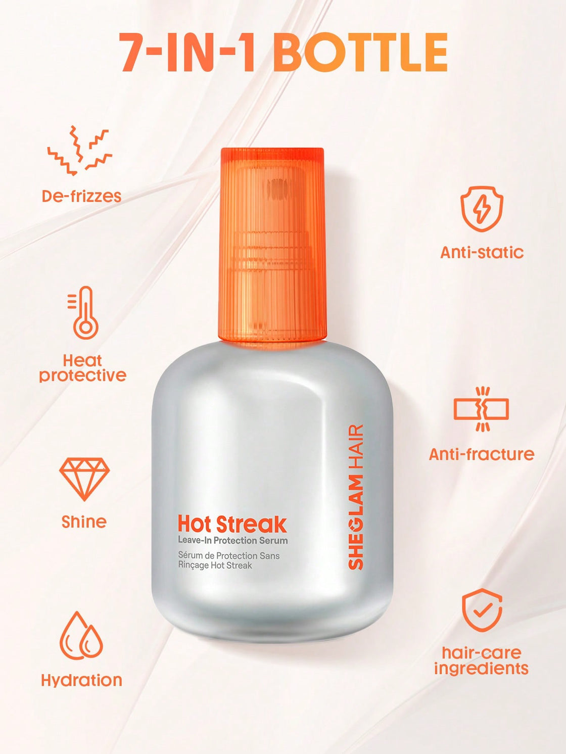 SHEGLAM Hot Streak Leave-In Protection Serum 50ml