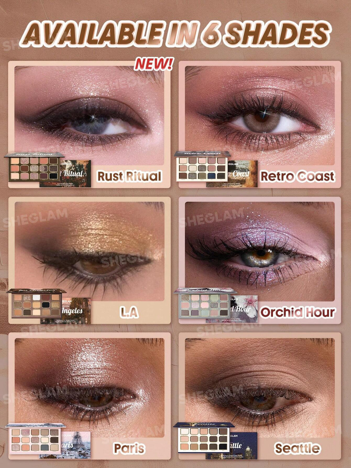 Sheglam 15-Pan Palette #Showtime In Seattle (13.5gm)