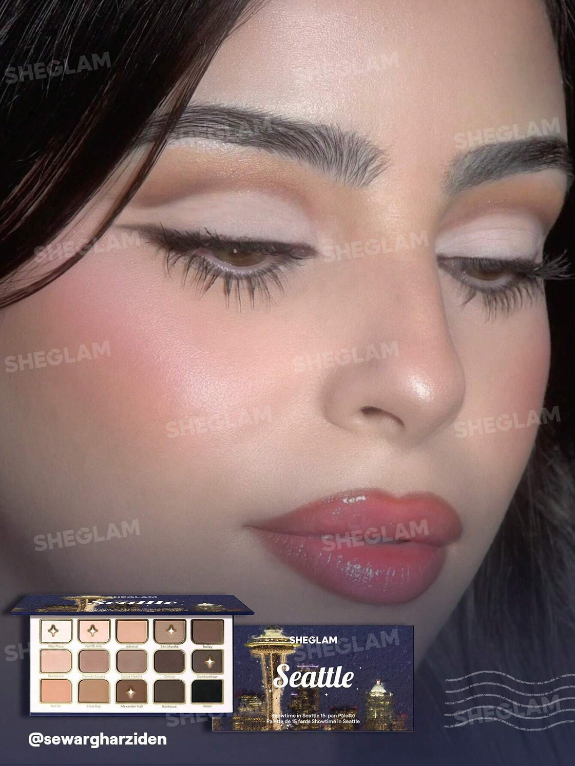 Sheglam 15-Pan Palette #Showtime In Seattle (13.5gm)