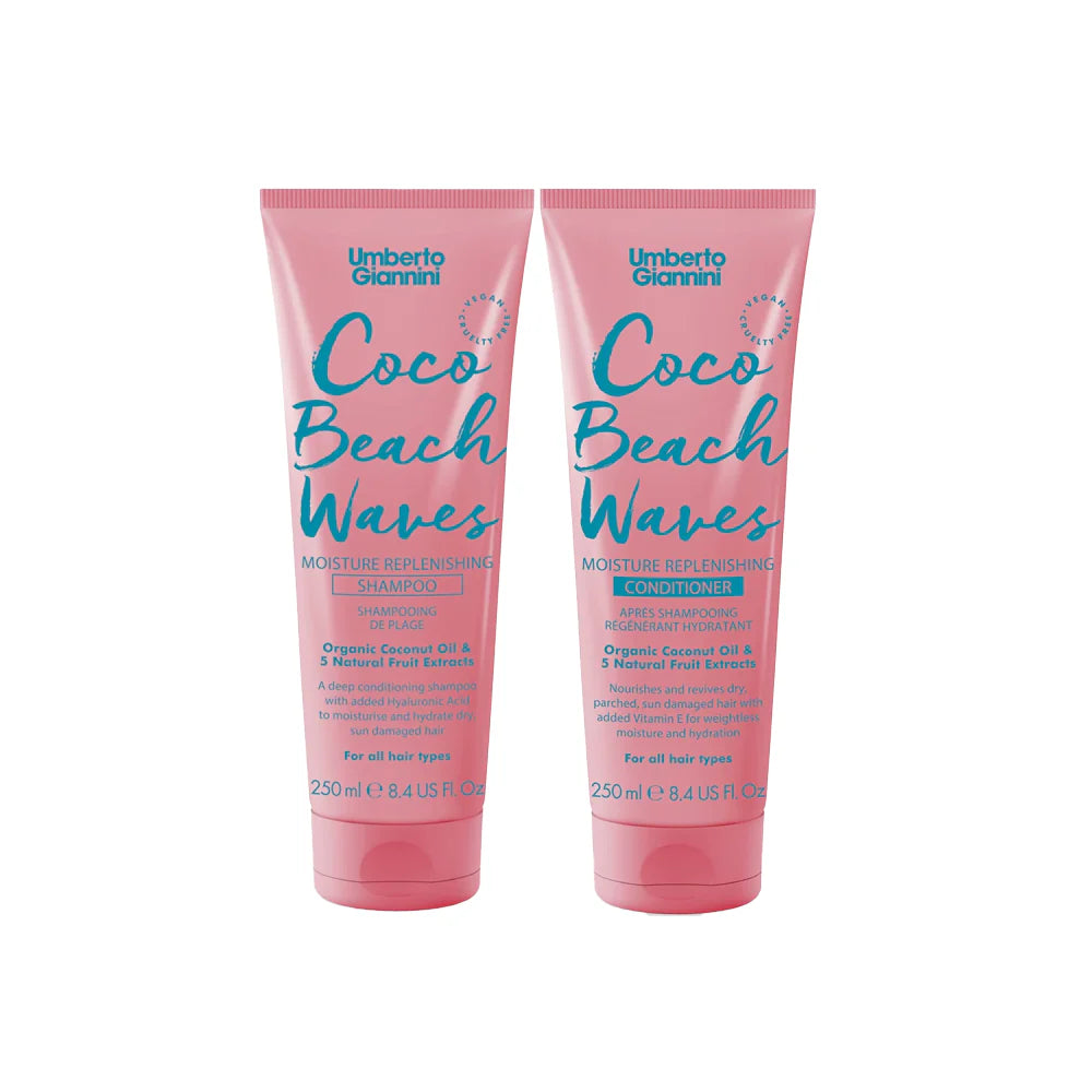 UMBERTO GIANNINI Coco Beach Waves Shampoo and Conditioner Duo