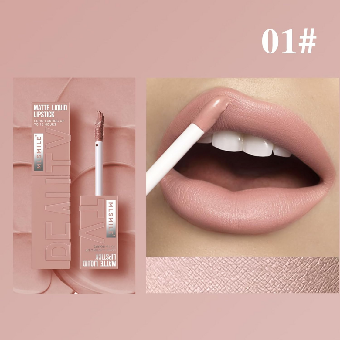 Liquid matte lipstick for lips MLSMILE Matte Liquid Lipstick Beauty