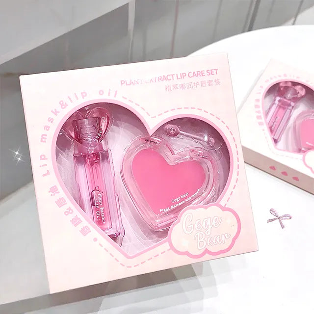 GEGE BEAR Plant Extract Lip Care set