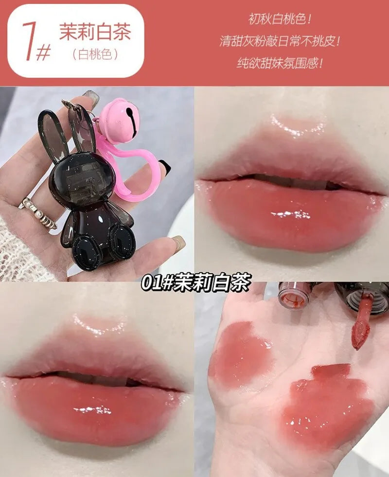 GEGE BEAR Black Rabbit Water Gloss Lip Glaze 1.8g
