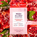 VOESH Pedi In A Box Deluxe 4 Step Pedicure-Pomegrante Radiance 
