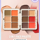 Sheglam All About That Face Multi-Purpose Face Palette - Mocha Sculpt 36g