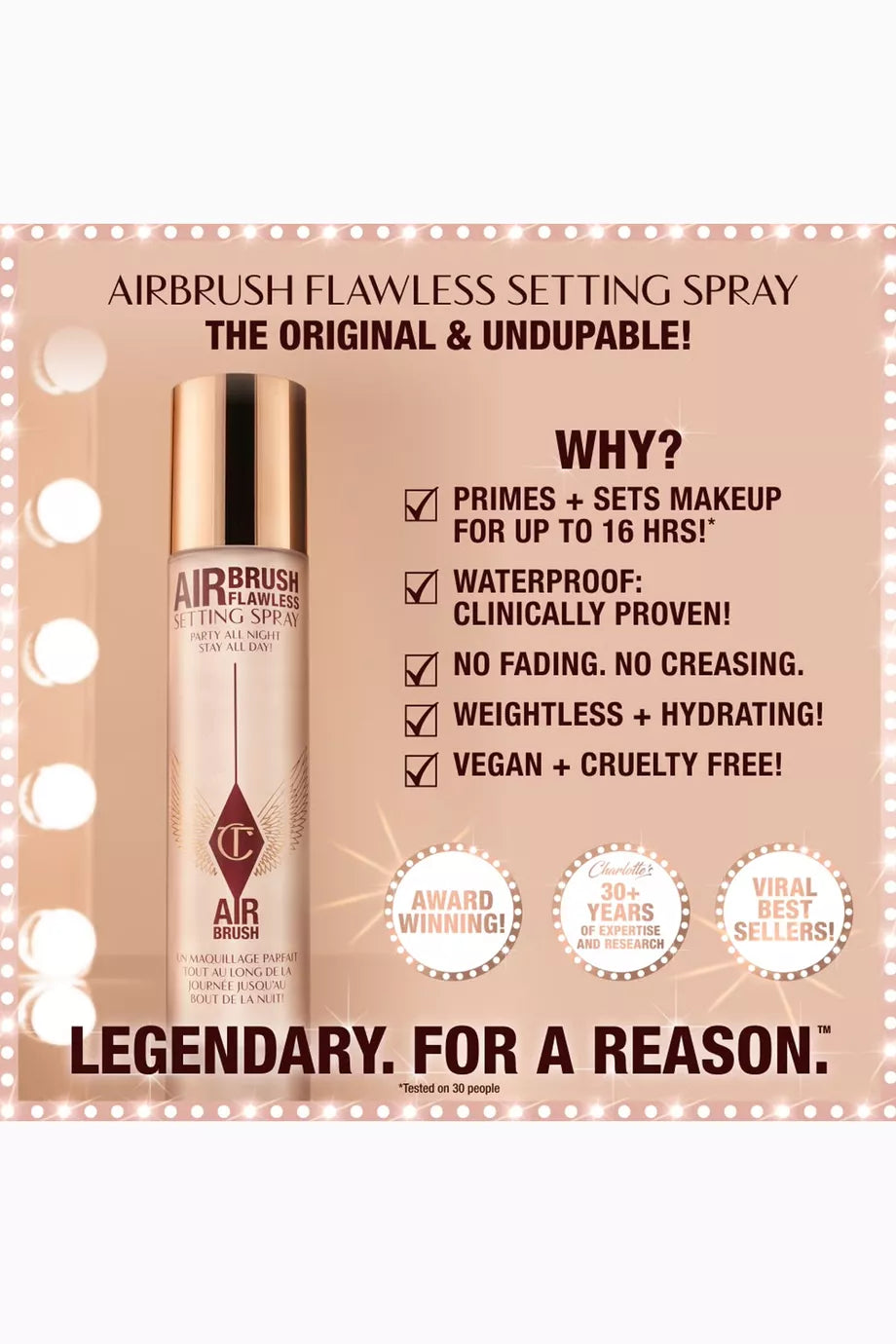 Charlotte Tilbury Airbrush Flawless Setting Spray 34ML
