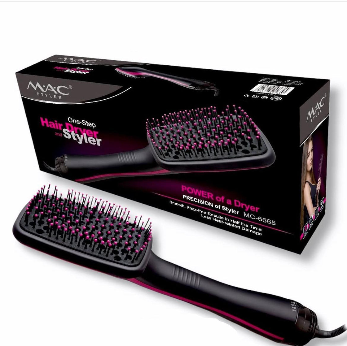 Mac Styler One-step Hair Dryer And Styler Mc-6665