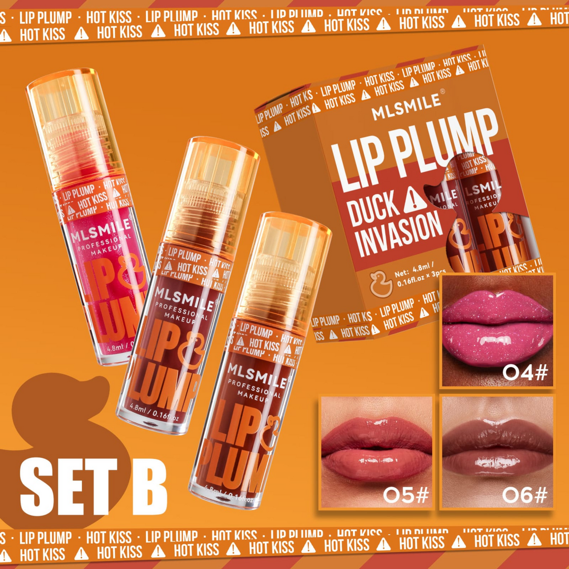 ML Smile Lip Plump Duck Invaasion Set 3pcs