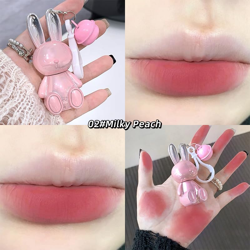 GEGE BEAR Pink Rabbit velvet mist lip cream 1.8g