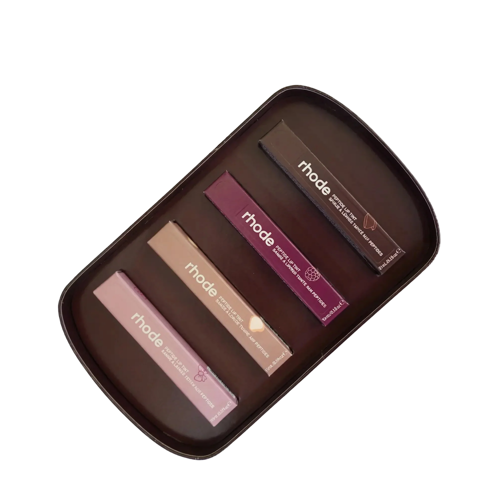 Rhode peptide lip tint 4pcs box ( ribbon, toast, raspberry jelly, expresso )