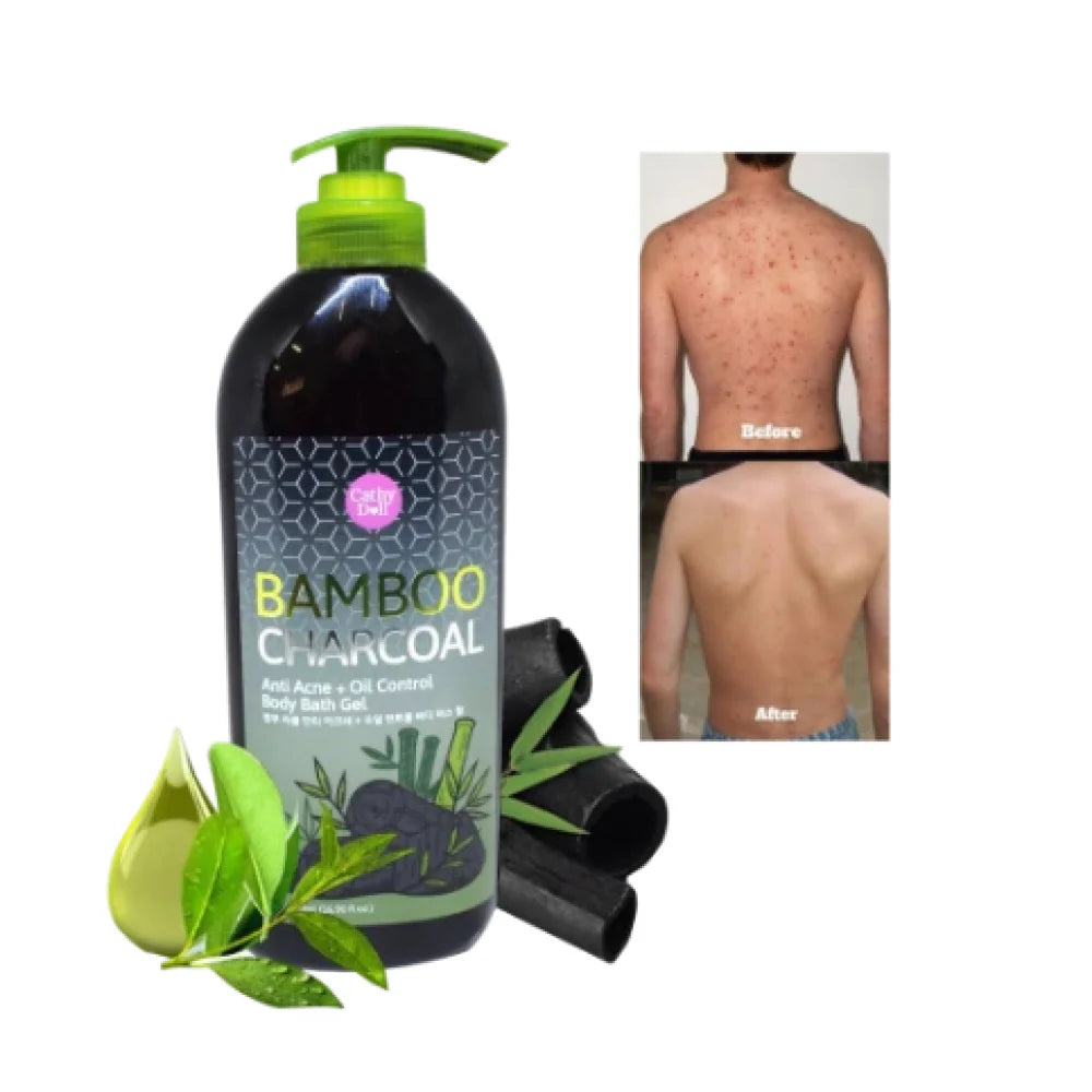Cathy Doll Bamboo Charcoal Anti-Acne+ Oil Control Body Bath Gel - 500ml