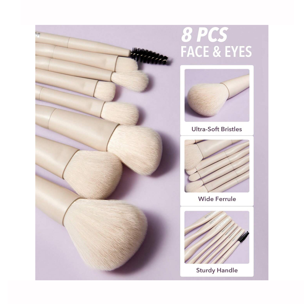 Shikla Pro Core Brush Set - 8 Pieces – Korean Beauty