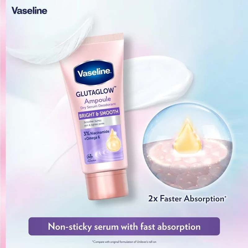 Vaseline - GlutaGlow Ampoule Deodorant - Bright & Dry 45ML