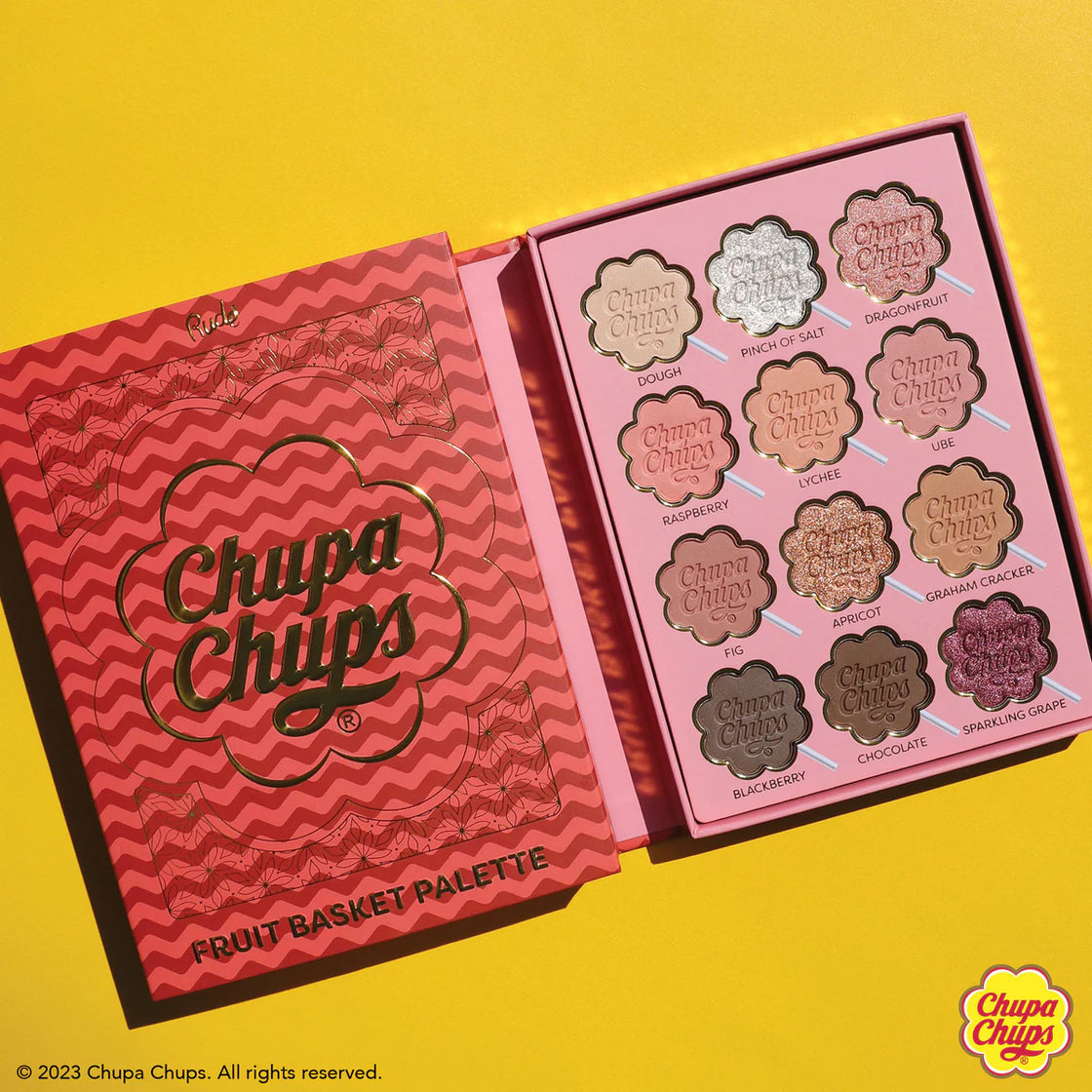 Rude Chupa Chups Fruit Basket Palette 17 g