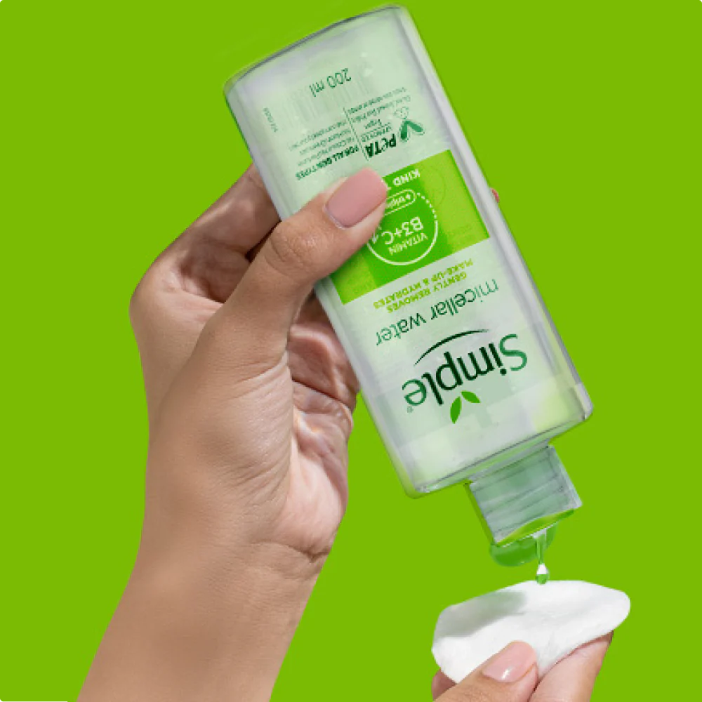 Simple Micellar Cleansing Water Vitamin B3+C 200ml