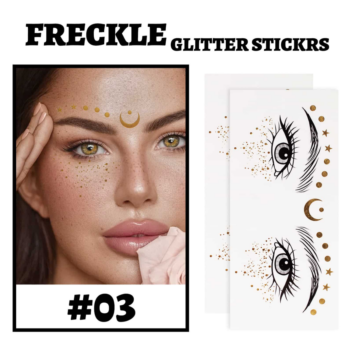 MLSmile Freckle Glitter Stickers 1pcs