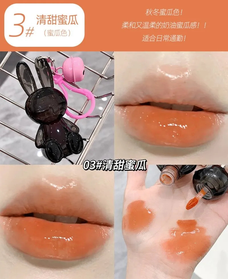 GEGE BEAR Black Rabbit Water Gloss Lip Glaze 1.8g
